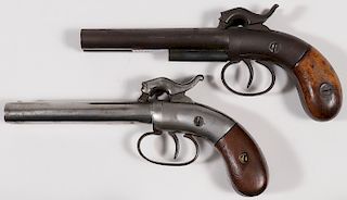 PAIR OF ALLEN & THURBER SINGLE TRIGGER DOUBLE
