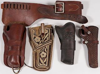 FOUR HOLSTERS