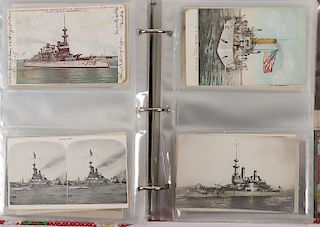 COLLECTION OF U.S. NAVY POSTCARDS