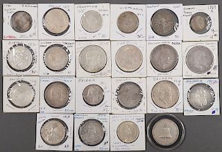 22 GERMAN & PRUSSIA SILVER PIECES