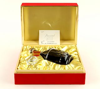 NUMBERED BACCARAT DECANTER HENNESSY IN RED CASE