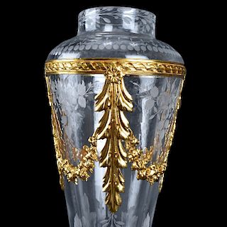 Baccarat Style Vase