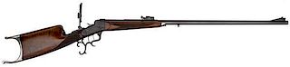 Engraved Remington-Hepburn-Walker No 3 Schuetzen Match Rifle with Documents 