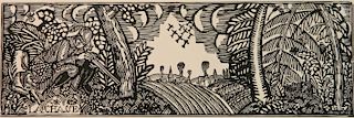 Raoul Dufy woodcut