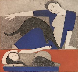 Will Barnet etching