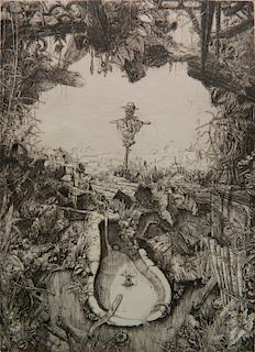 Philippe Mohlitz etching