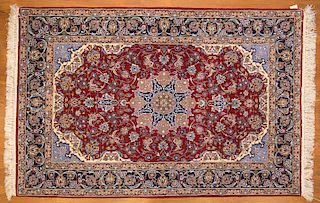 Fine Persian Ispahan Rug, approx. 3.8 x 5.5