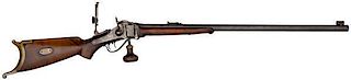 Sharps Model 1874 German Pattern (Schuetzen) Target Rifle with Factory Letter 