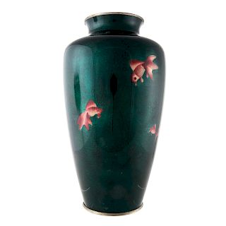 Japanese Cloisonne Enamel Vase