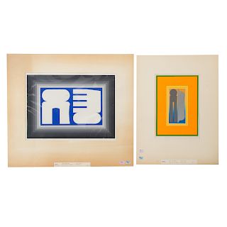 Shiou-Ping Liao. A Pair of Color Serigraphs