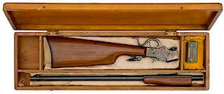 **Cased Stevens Favorite Model 19 Rifle 