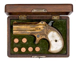 Cased Remington Double Derringer 