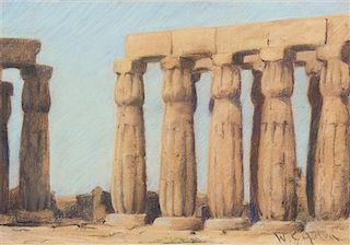 William Samuel Horton, (American, 1865-1936), Temple Ruins