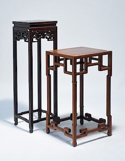 Two Chinese hardwood stands