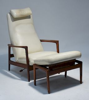 Mid-Century chair and ottoman by “Dux”