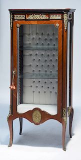 20th C. French Louis XV style curio cabinet 