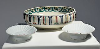Three pieces of Japanese ceramics