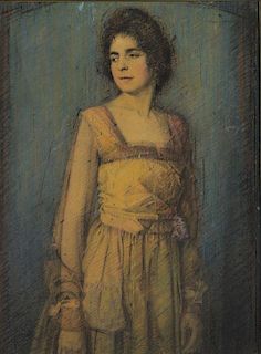 Max Wieczorek, (American, 1863-1955), Portrait of a Lady, 1938