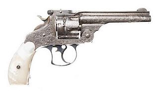Deluxe Nimschke Profusely Engraved Smith and Wesson .44 Double-Action First Model Revolver 