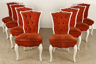 SET 8  FRENCH DINING CHAIRS REGENCY HOLLYWOOD