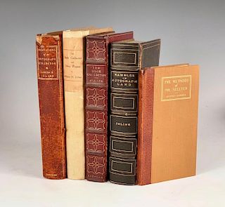 A lot of Five Books on Collecting; Four Books by Adrian