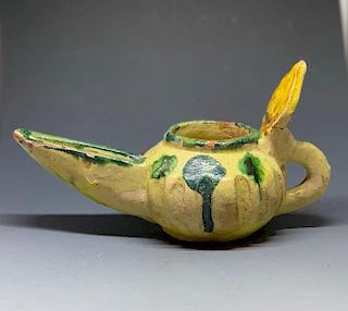 Ancient Ceramic Oil Lamp