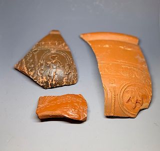 Three Roman Pottery Shards