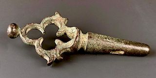 Antique Bronze Spigot Key