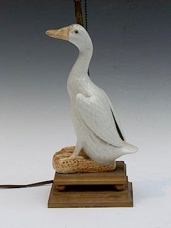Chinese Porcelain Figure of a Duck