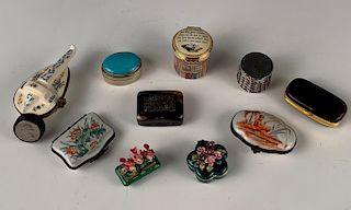 Assorted Lot of Snuff Boxes