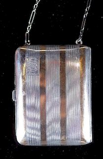 American Sterling and 14k Gold Necessaire