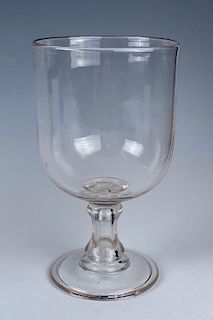 English Blown Glass Vase, 19thc.