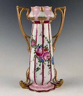 Richard Klemm Dresden Art Nouveau Vase, ca. 1891-1914