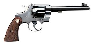**Colt Officer’s Model Heavy Barrel Target DA Revolver in Scarce .32 Caliber 