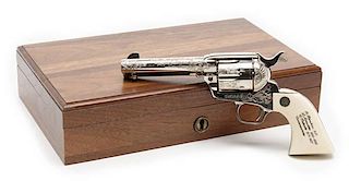 *Colt Third Generation Single Action Army revolver Engraving Sampler 