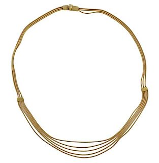 H. Stern 18k Gold Diamond Necklace 