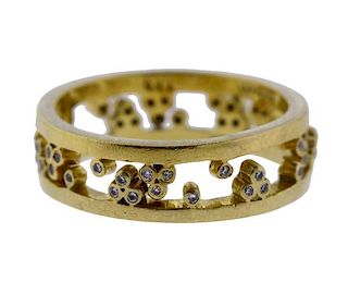Hidalgo 18k Gold Diamond Stackable Band Ring Set 