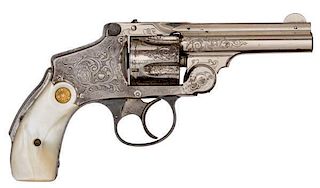 **Factory Engraved Smith & Wesson 4th Model D.A. Revolver 