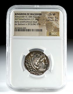 Macedonian Tetradrachm of Alexander III - 17.14 g