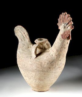 Medieval Islamic Pottery Rooster Vessel w/ TL