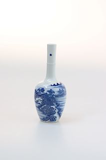 BLUE AND WHITE SHANSHUI PORCELAIN