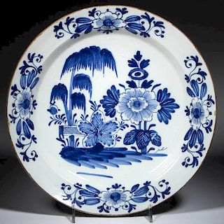 DUTCH DELFT 18TH CENTURY CHARGER