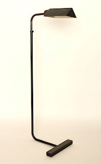 IRON BRASS FLOOR LAMP MANNER CEDRIC HARTMAN C1970