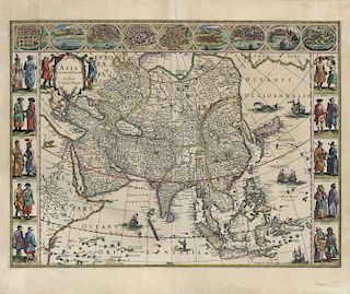 Asia Noviter Delineata - Willem J. Blaeu c.1650