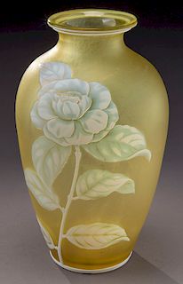 Webb cameo glass vase