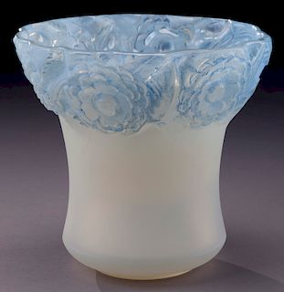Lalique glass vase