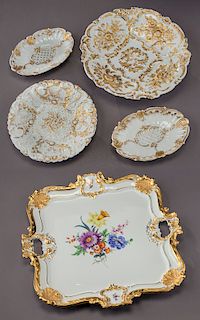 (5) Pcs. Meissen porcelain,