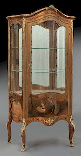 Vernis Martin style ormolu mounted vitrine