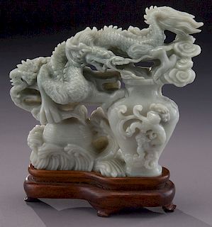 Chinese carved jadeite