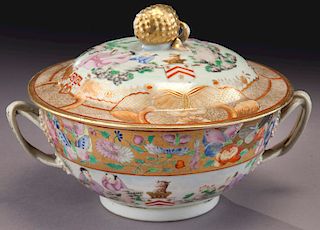 Chinese porcelain export pot,